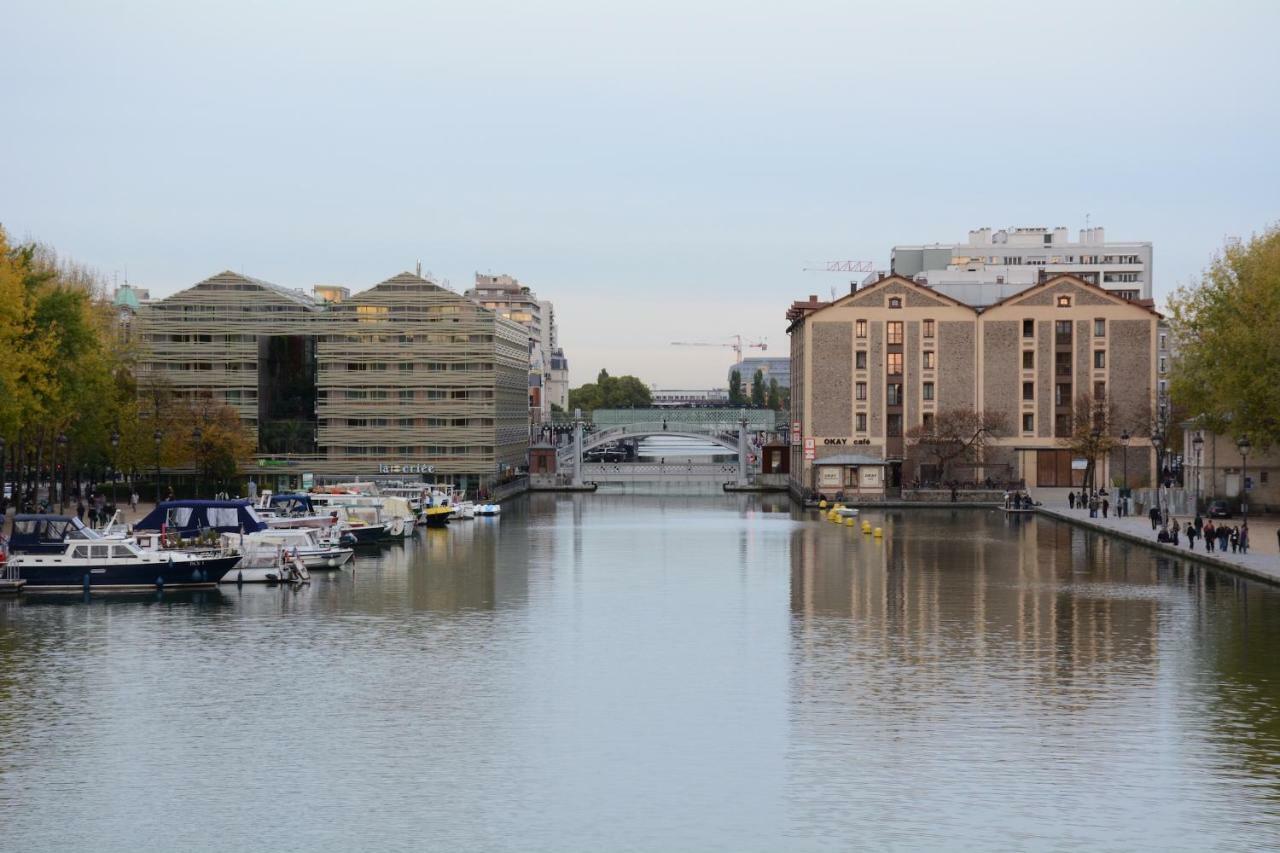 Ferienwohnung Quai de la Seine Paris Exterior foto