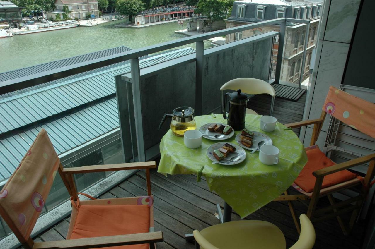 Ferienwohnung Quai de la Seine Paris Exterior foto